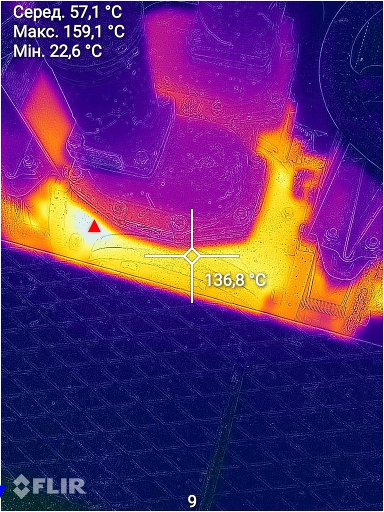 FLIR — gear pump 159.1°C